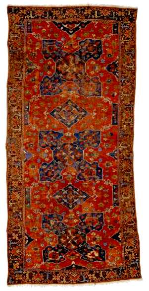 Antique Oushak Rugs: Star Ushak Carpet late 16th Century